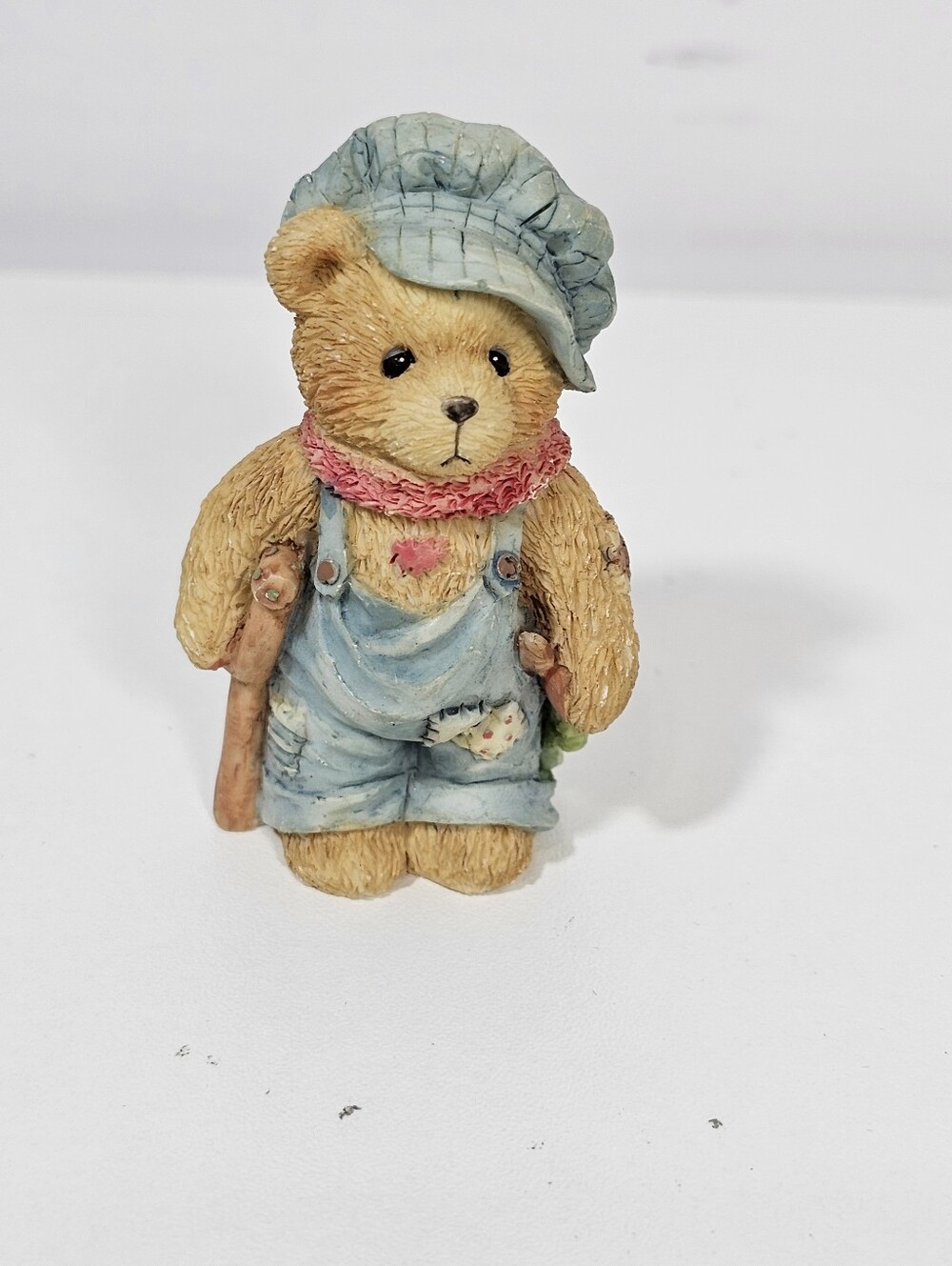 1994 Enesco Cherished Teddies "Tiny Ted Bear" titled "God Bless Us Everyone"